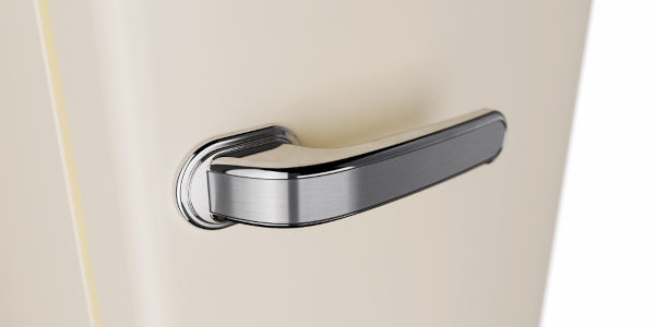 Design - Porta arredondada e pega externa em metal
