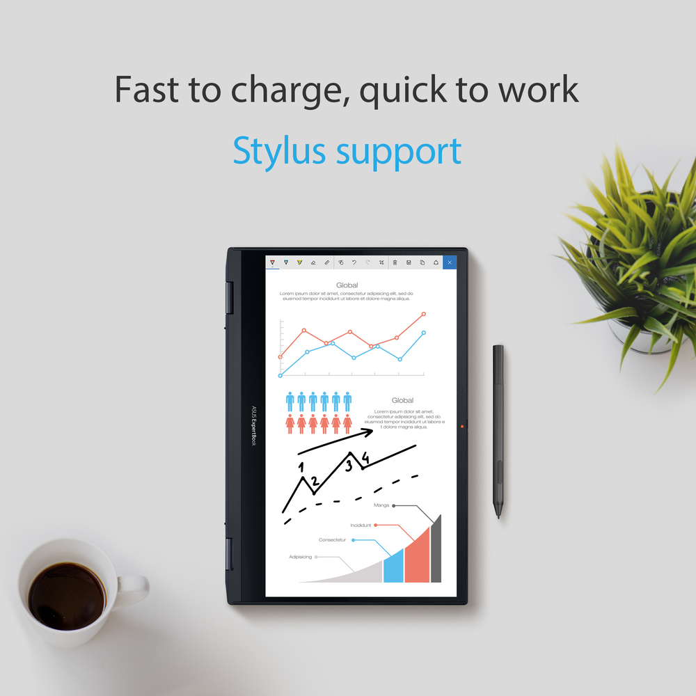 Fast to charge, quick to work