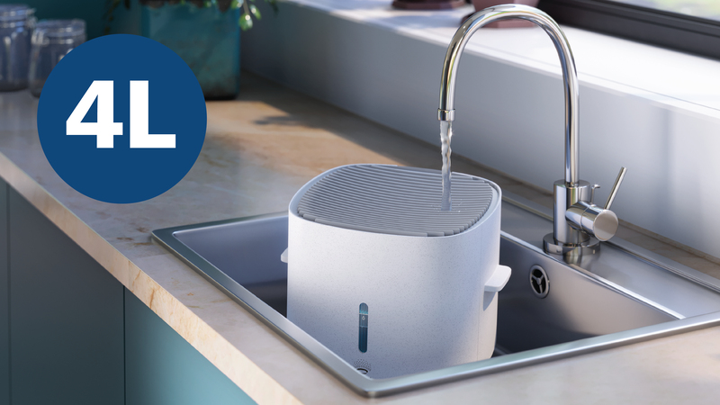 Abnehmbarer 4-Liter-Wasserbehälter für einfachen Moduswechsel