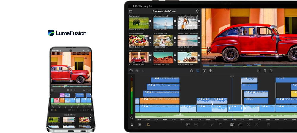Gemaakt met je telefoon, gedeeld via je tablet