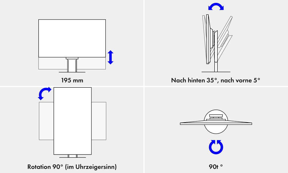 Flexibler Standfuß