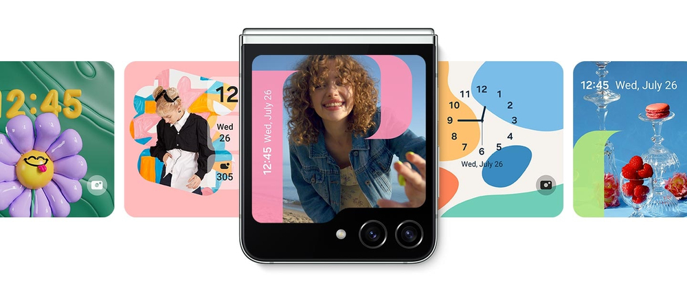 Passe das Frontdisplay so an, 
wie es dir gefällt