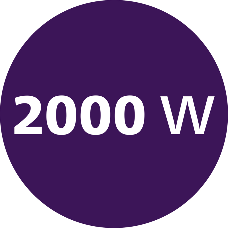 Galia iki 2000 W