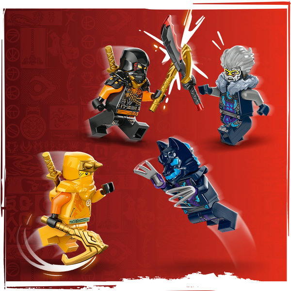 4 NINJAGO® Minifiguren