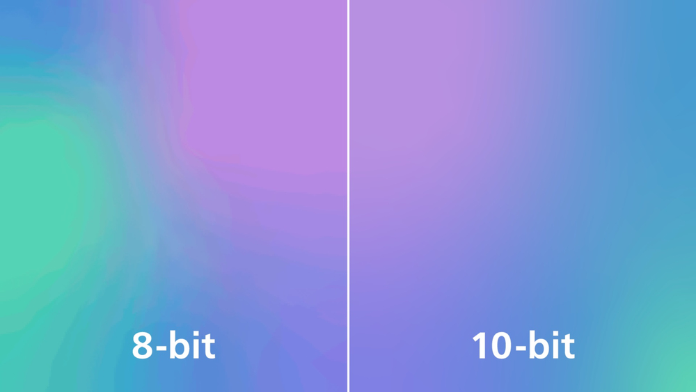 Il Display True 10-bit riproduce gradienti più uniformi nelle immagini