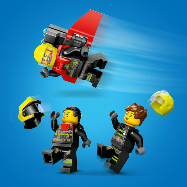3 Feuerwehr-Minifiguren