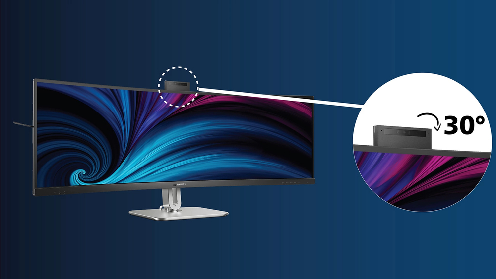 Adjustable webcam: for comfortable video conferencing.
