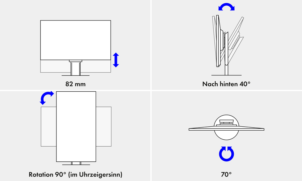 Flexibler Standfuß