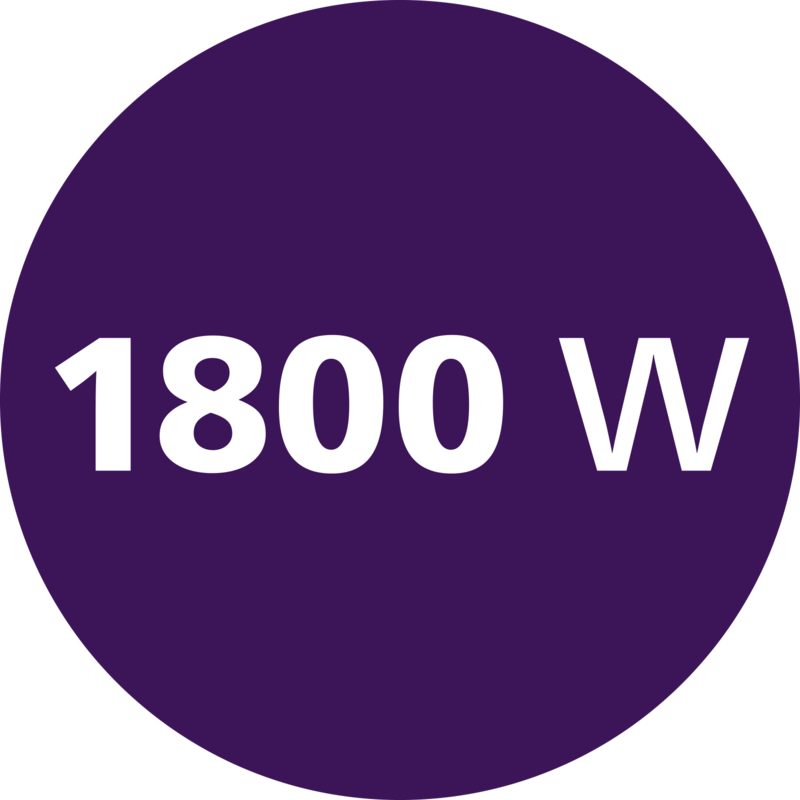 Fino a 1800W di potenza