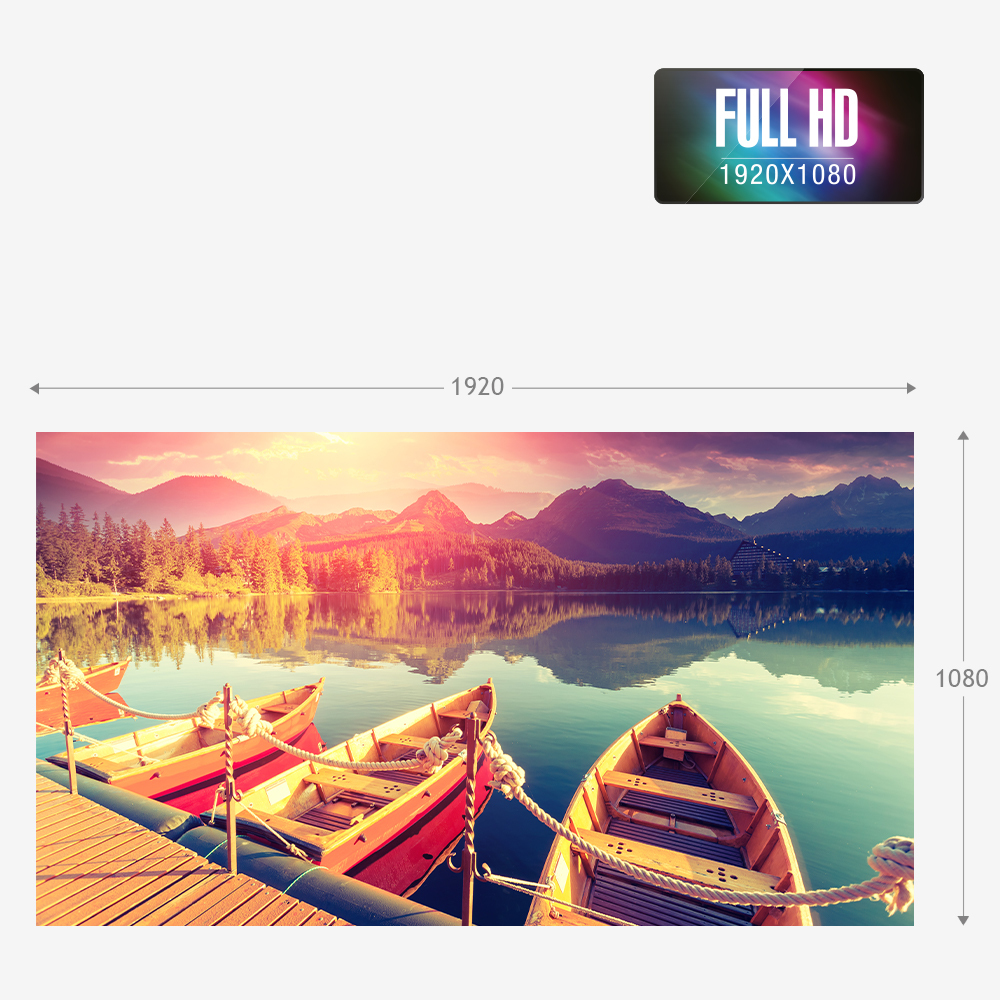 <b>Full HD Resolution</b>