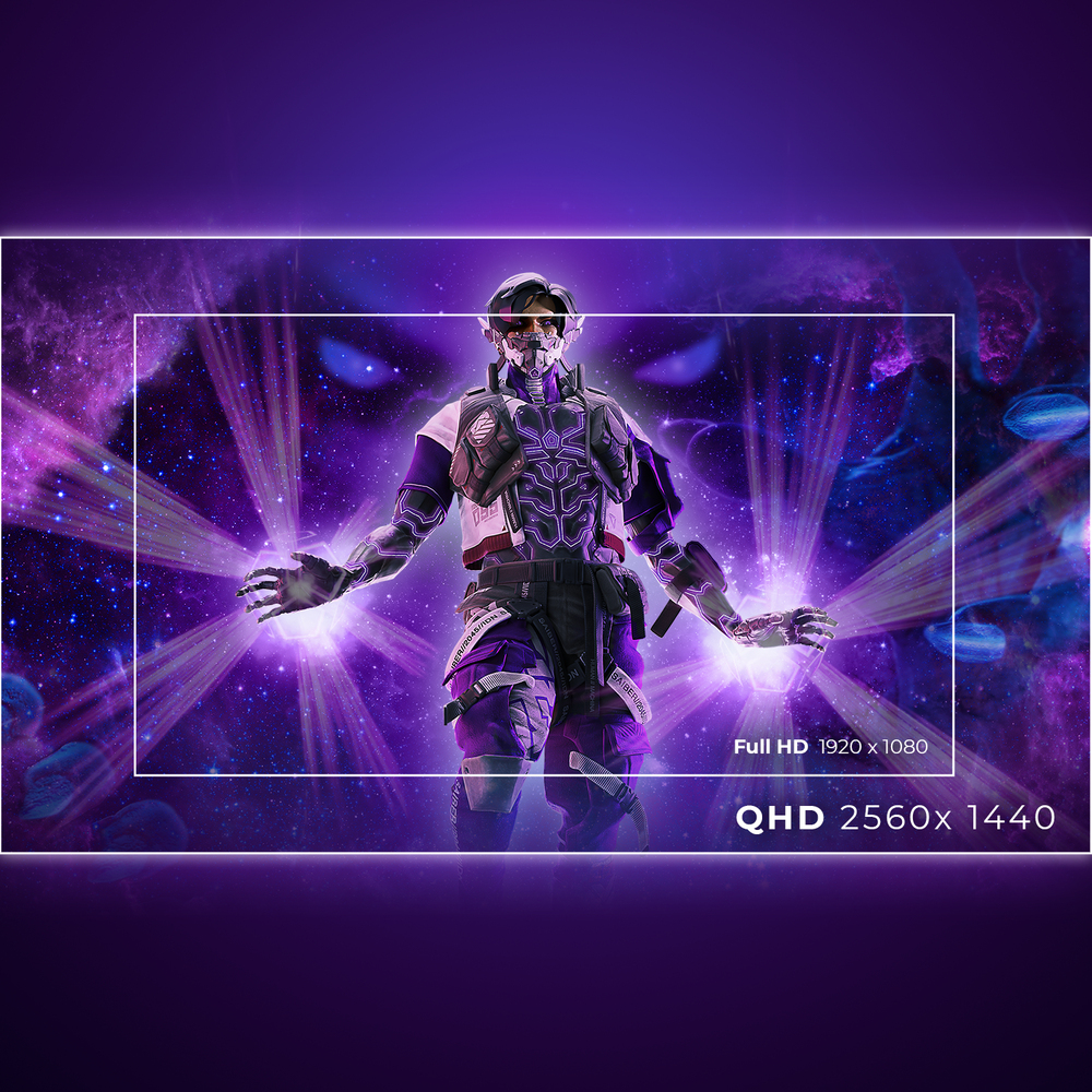 QHD 2560×1440 Resolution