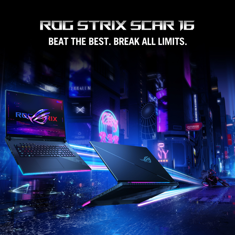 Introducing the ROG Strix SCAR 16