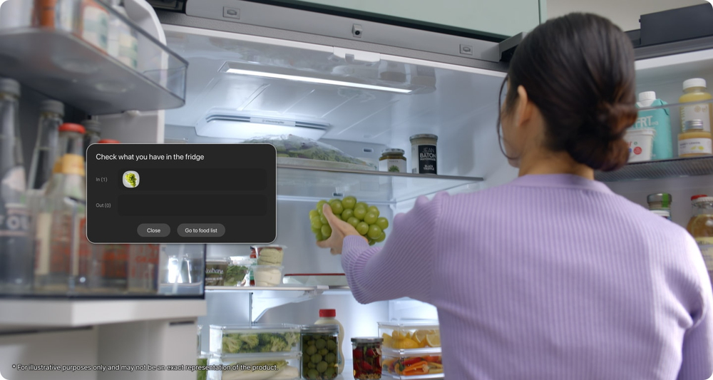 Smartes Lebensmittelmanagement mit integrierter Kamera
