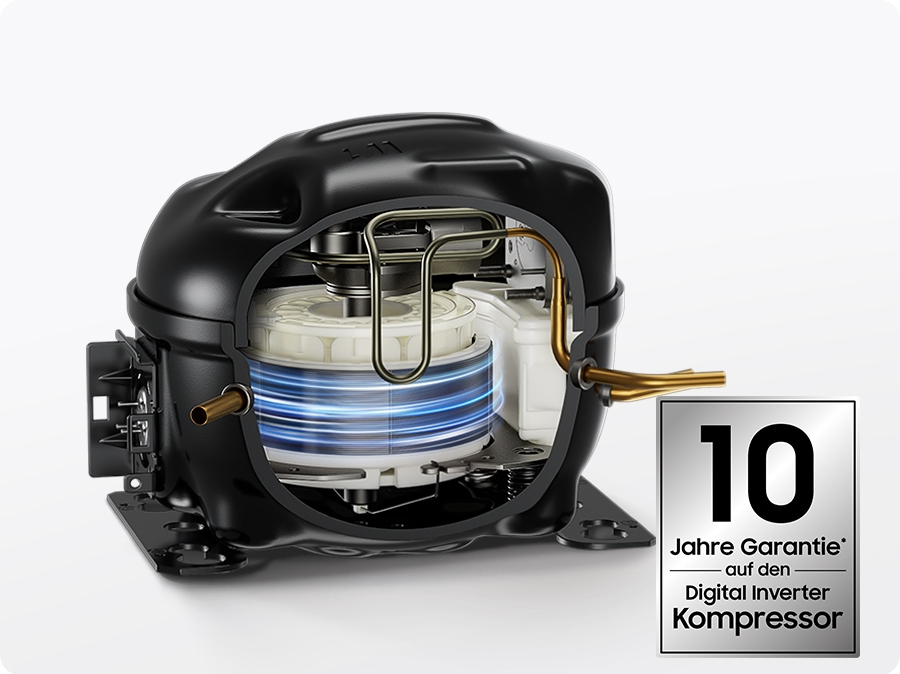 10 Jahre Garantie auf den Digital Inverter Kompressor<sup>[2]</sup>