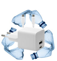 made using 100% recycled plastic