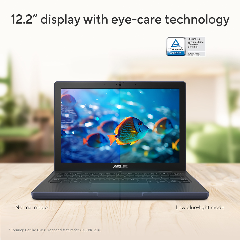 12.2” display with eye-care technology