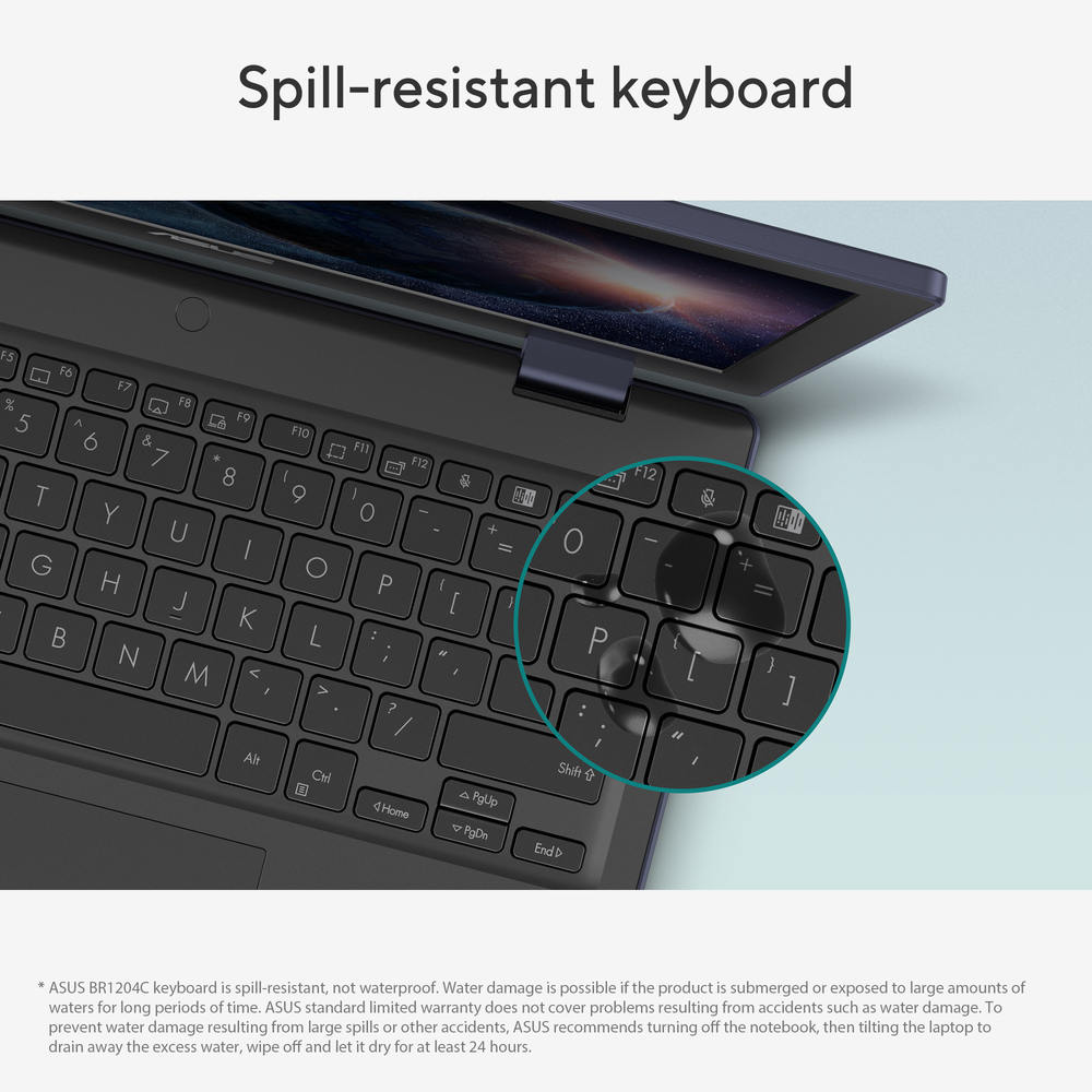 Spill-resistant keyboard