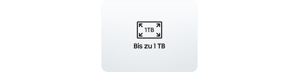 Geräumige 1 TB