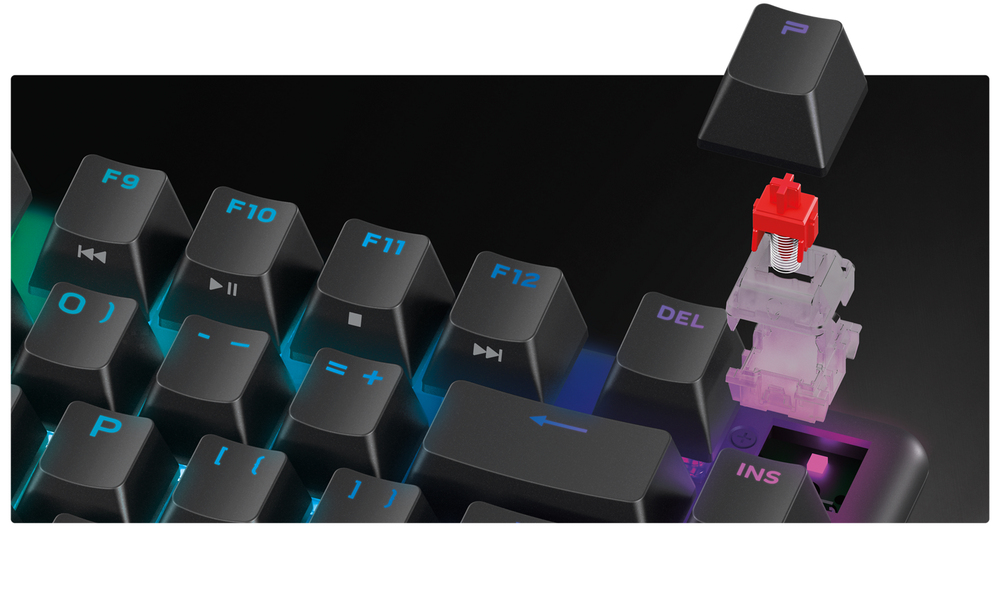 Hot-swappable switches