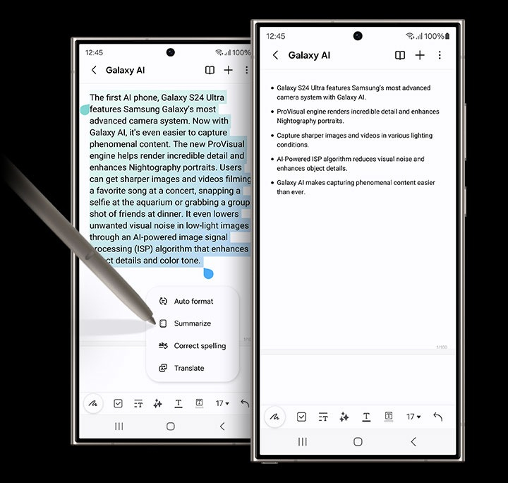 Summarise Notes in the blink of an AI