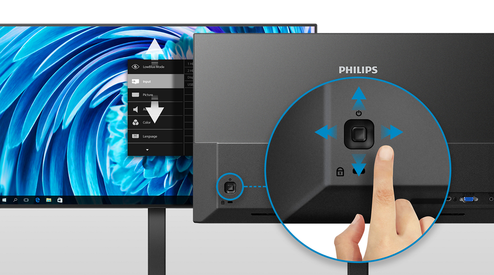EasySelect-menuschakelaar voor snel toegang tot schermmenu