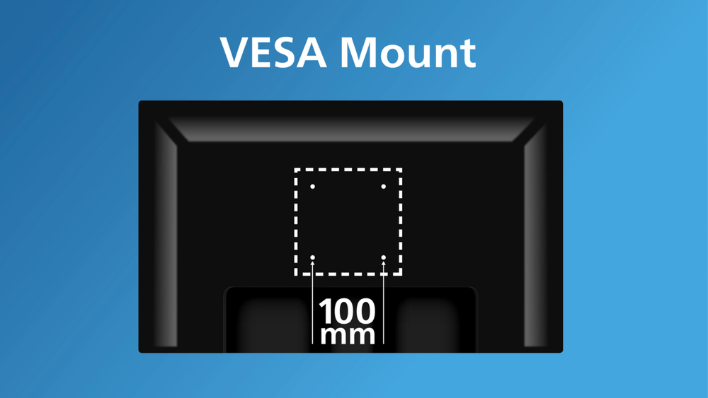 Montaggio VESA per la massima comodità