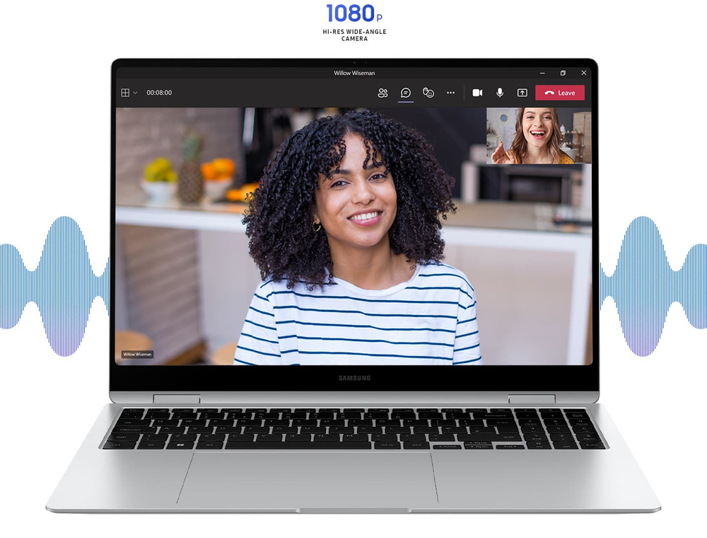 AI studio effects. Wider-angle cam. Win-win
