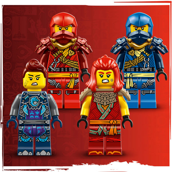 4 NINJAGO® Minifiguren