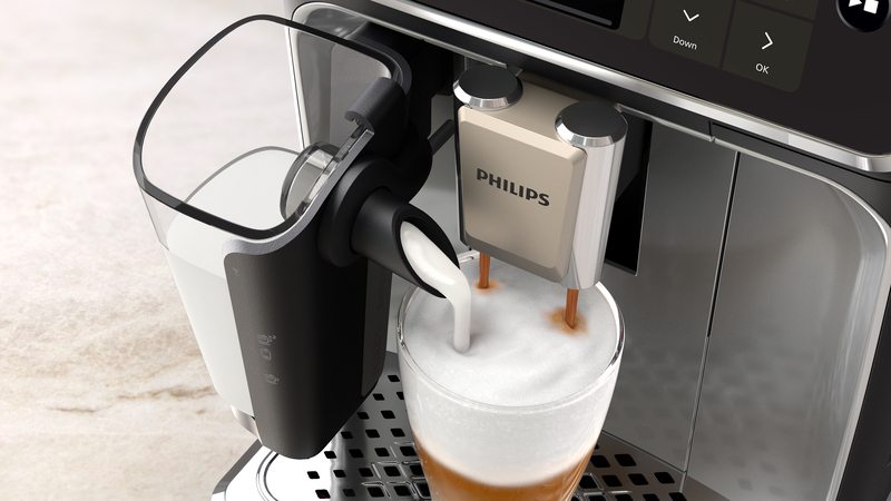 Stwórz aksamitnie gładką i gęstą mleczną piankę dzięki systemowi LatteGo