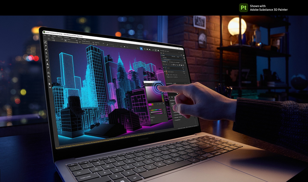 New touchscreen. Creativity at your fingertips