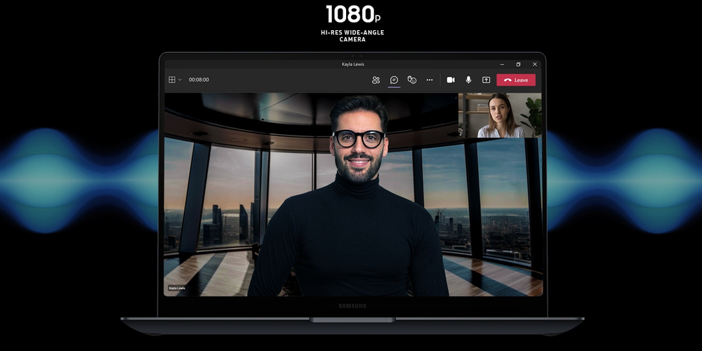 Wider-angle cam with AI studio effects