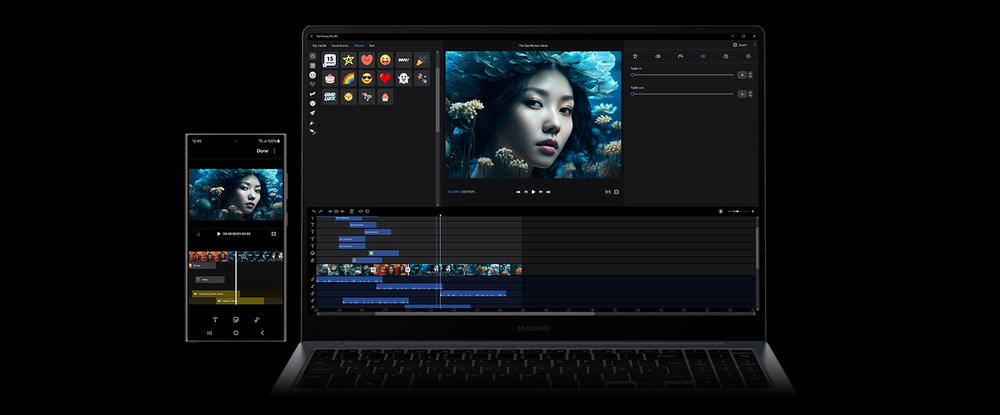 Samsung Studio. Create and edit seamlessly