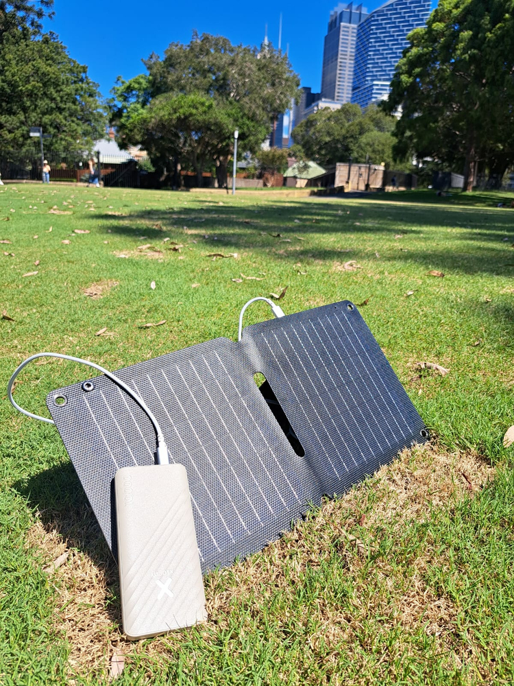 Charging with the power of the sun