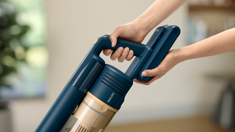 Utbytbara batterier varar i 60 min i ekoläget, 15 min i turboläget(2)