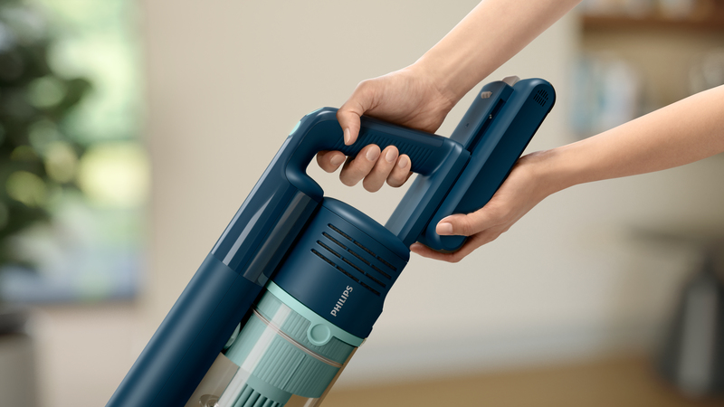 Utbytbara batterier varar i 60 min i ekoläget, 15 min i turboläget(2)