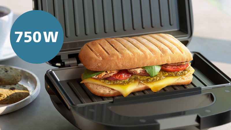 750 W effekt grillar till perfektion