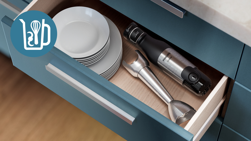 Kompakt design gör förvaringen enkel