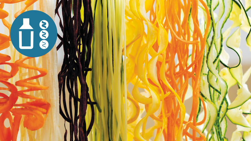 Spiralizer crea verdura in divertenti spaghetti a basso contenuto di carboidrati