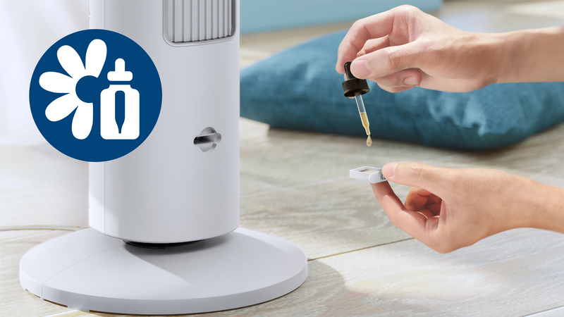 Aromatherapie-Zusatzoption für frischen Wind zu Hause
