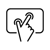 HP Imagepad with multi-touch gesture