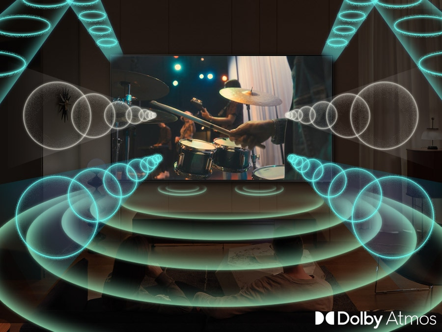Erlebe einen multidimensionalen Dolby-Atmos™ -Sound