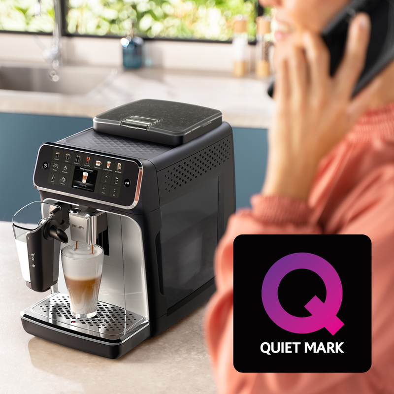 40 % leiser dank SilentBrew Technologie**
