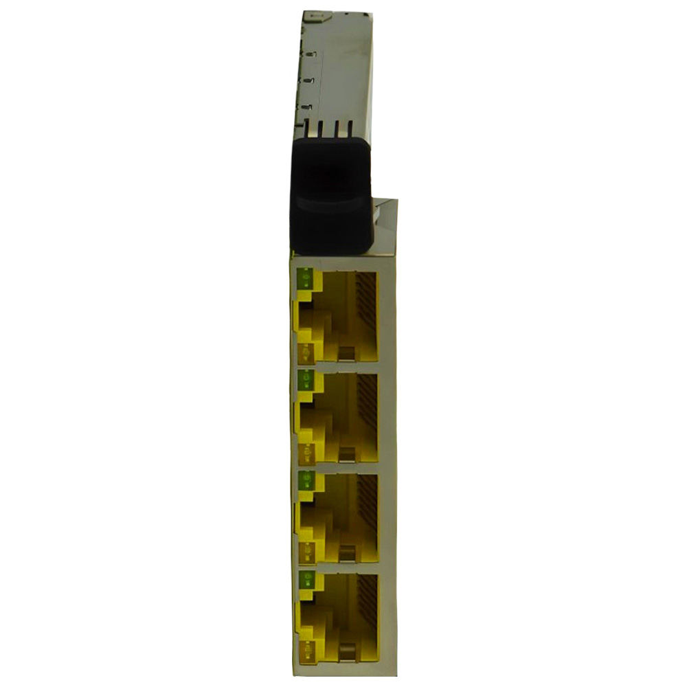 SFP port for fibre-optic connections