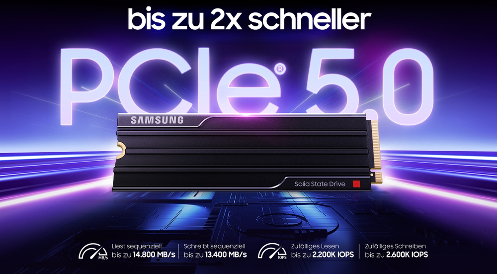 Mehr Geschwindigkeit mit PCIe® 5.0