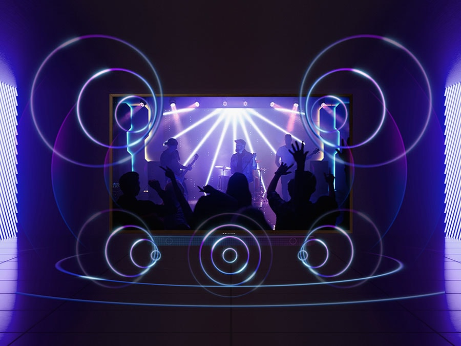 Samsung TVs and soundbars play together in perfect harmony