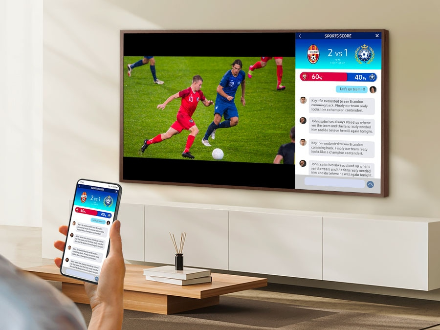 See it all at once, on the big screen