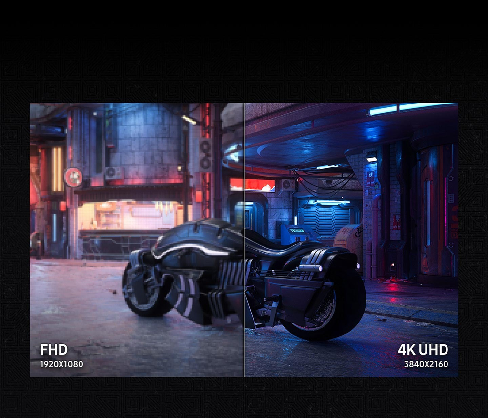 <p style="font-size: 30px;">Ongekende visuals met levendige details