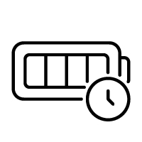 Stay connected with a long battery life