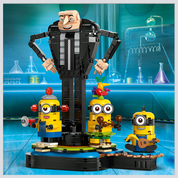 Bewegliche Gru-Figur