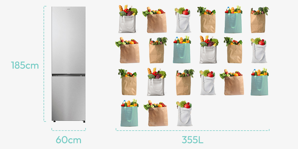 Extra spazio in 60 cm di larghezza